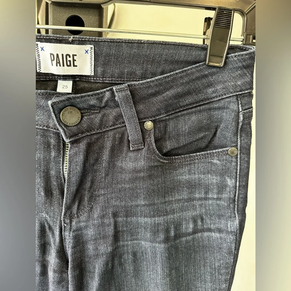 Paige Transcend Mae Verdugo Ankle Skinny Jeans